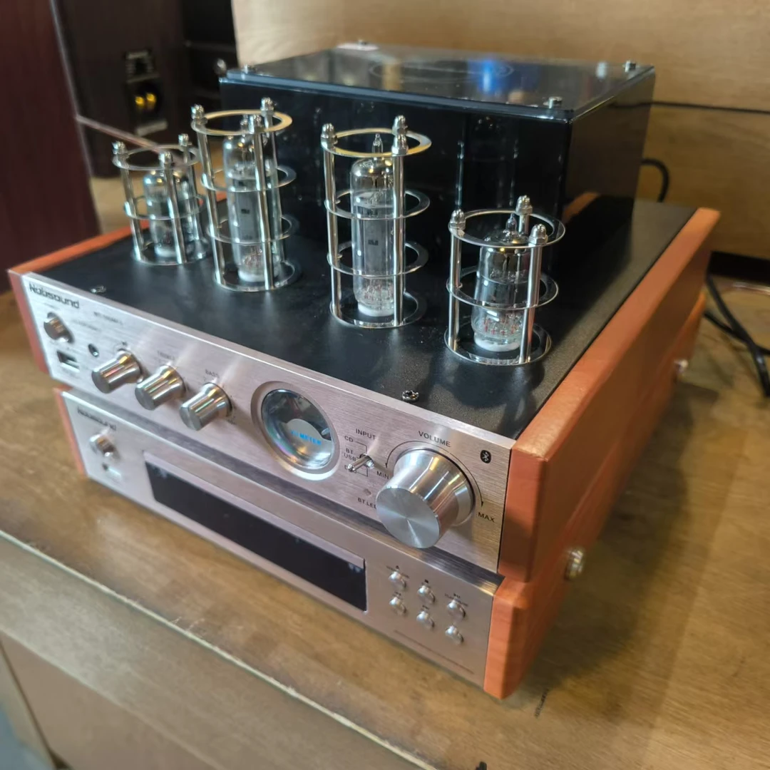 诺普声10D蓝牙电子管HiFi立体功放组合机无复古多功能家用功放机