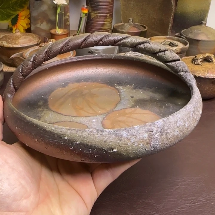 铃木美基手提备前烧