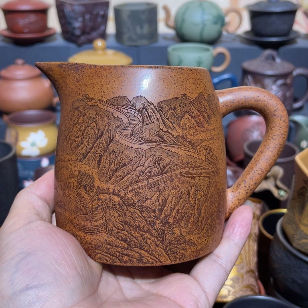 原矿紫砂手工主人杯