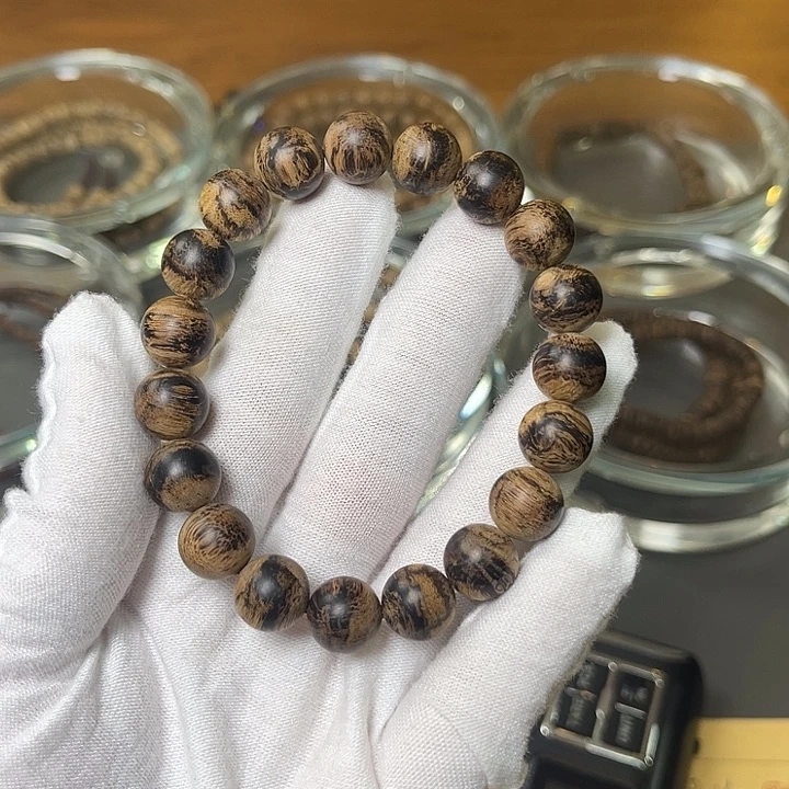 手串沉香达拉干 沉水1.1/15克➕虎斑特级老料