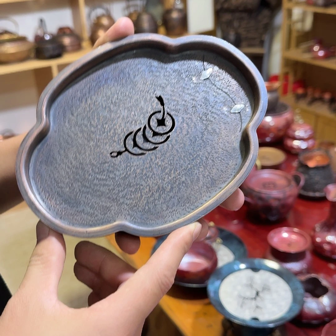 小***韶紫铜手工制作摆件
