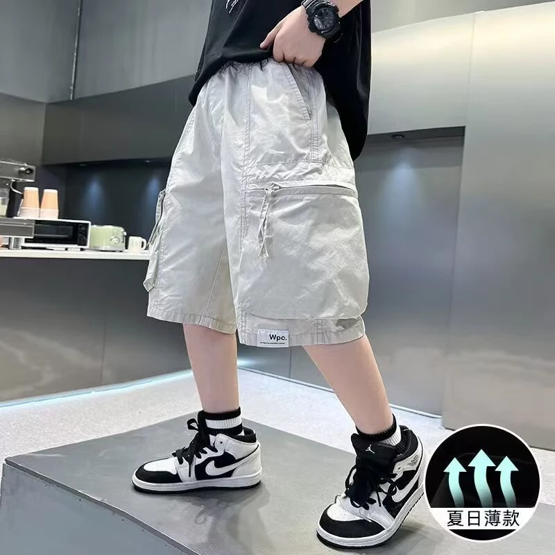 童装男童短裤夏装2025新款薄款工装男童夏季休闲潮款运动裤