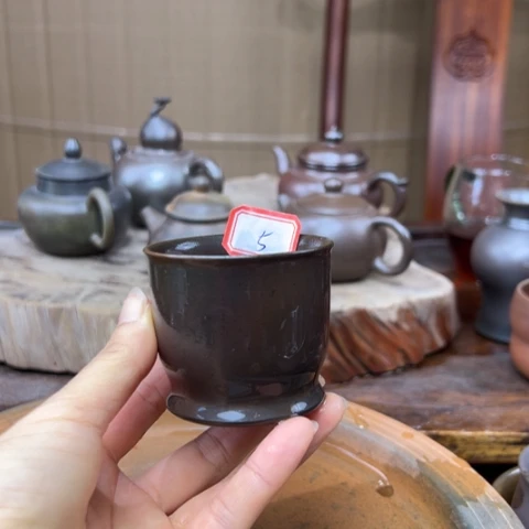 戬谷龙窑坭兴陶柴烧壶5