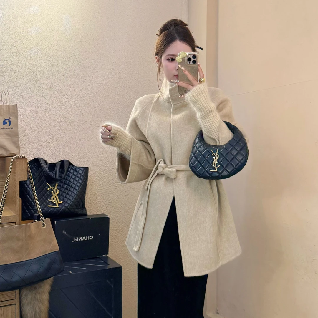 羊绒大衣冬季新款高级感洋气轻奢显瘦百搭复古收腰