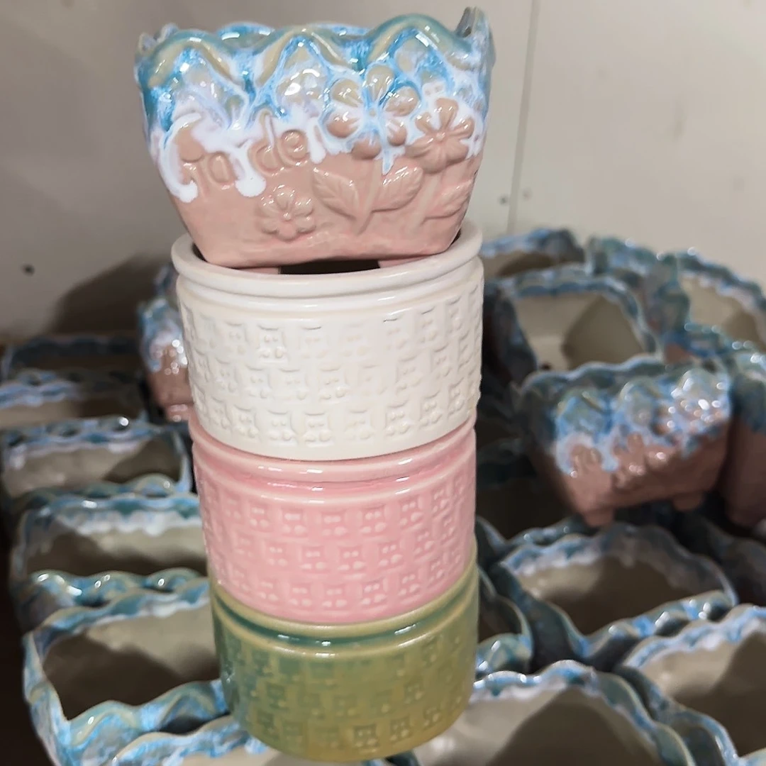 4个微瑕脱釉·瑕疵品处理