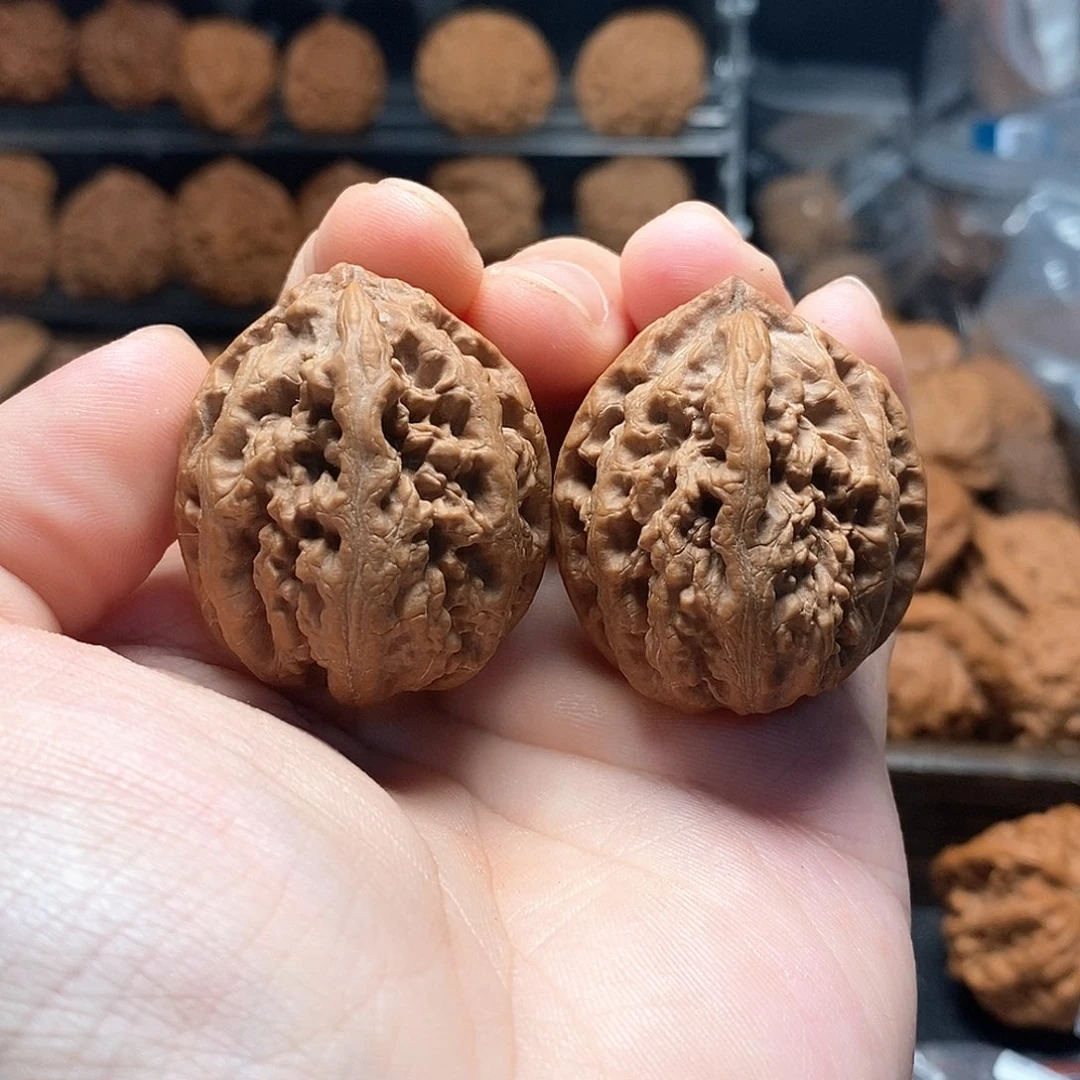 k***l1文玩核桃平底蚂蚁纹38