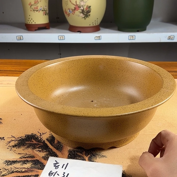 紫砂花盆紫砂兰花盆389