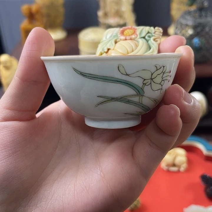 润***同瓷片精品雕刻工艺品