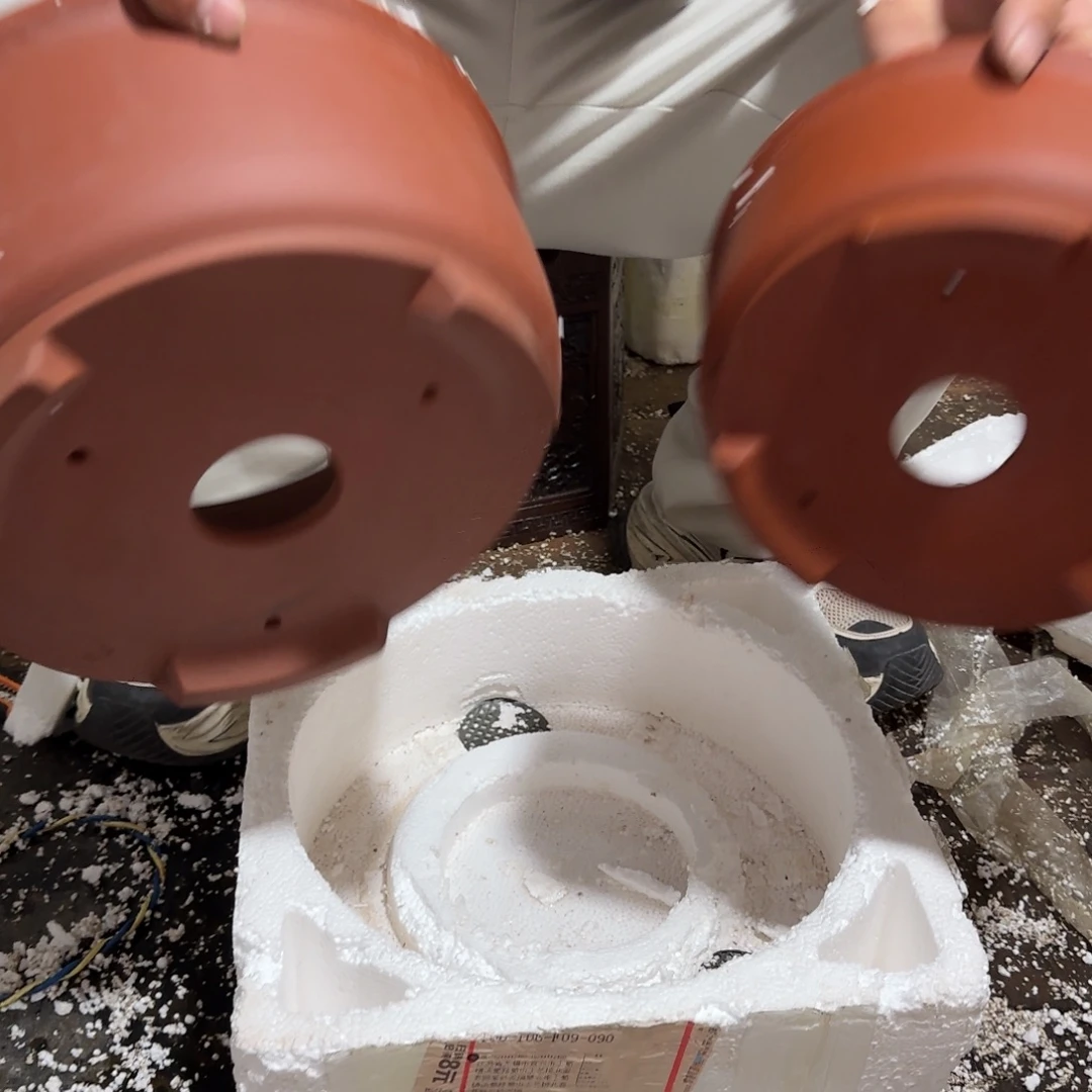 紫砂花盆瑕疵和瑕疵