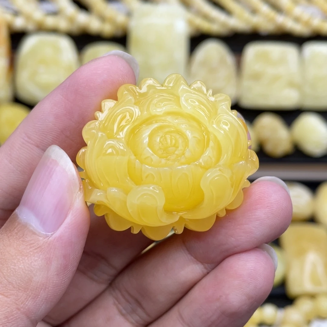 裸石琥珀未镶嵌琥珀蜜蜡
