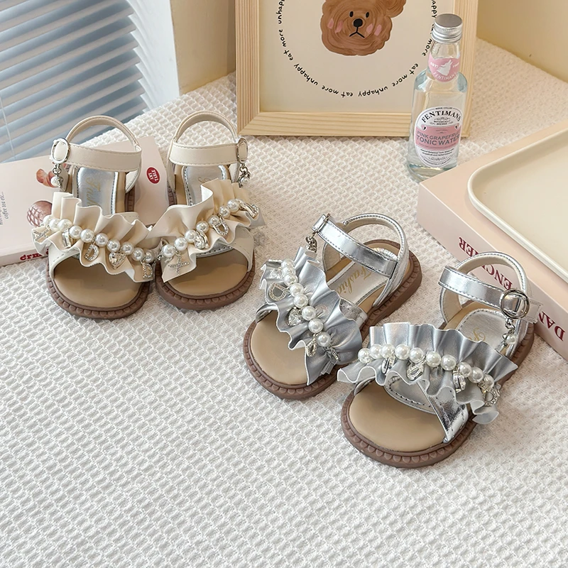 23-34韩版女夏季公主风沙滩鞋凉鞋宝宝小童学生软底防滑小女孩P06