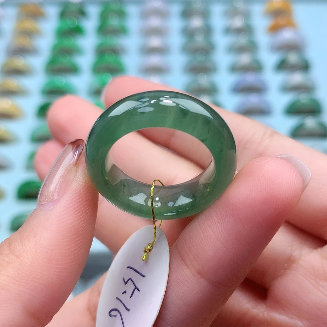 未镶嵌戒指翡翠1516圈
