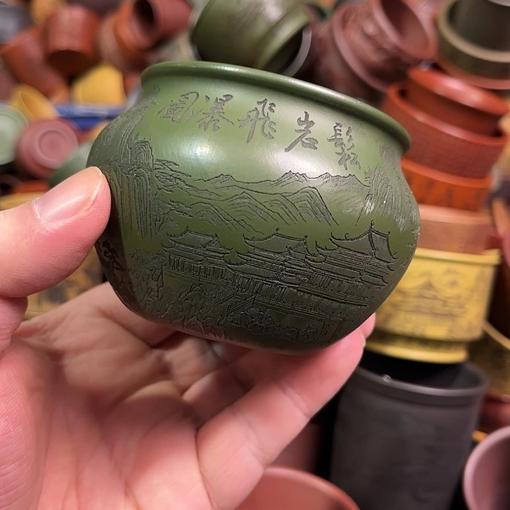 紫砂茶杯全手工紫砂主人杯