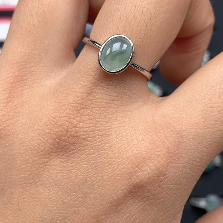 翡翠未镶嵌戒指戒指