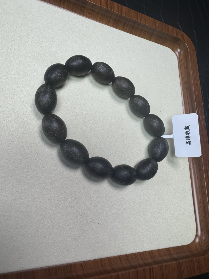 增香沉香木沉香木高端文玩枣珠手链单圈 A32