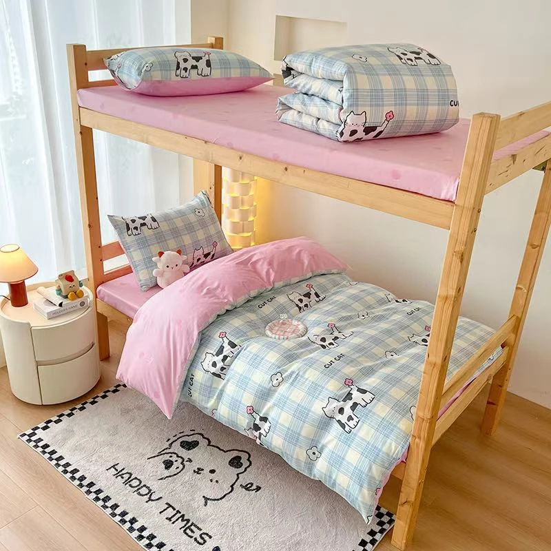 派格森纯棉九件套（专属被芯+枕芯+床垫+被套*2+枕套*2+床单*2）