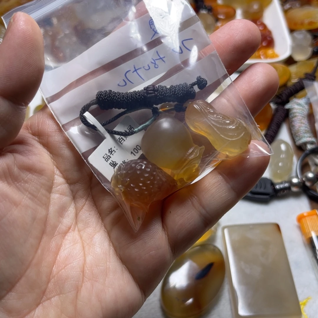 半****玛瑙/玉髓未镶嵌颈饰0013