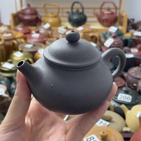 口沿开裂紫砂微瑕150.