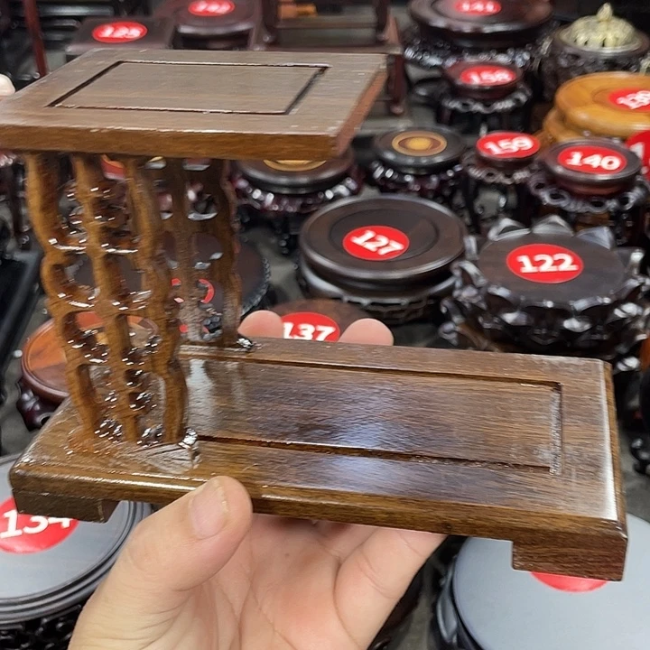 手工艺品琉璃红木底座工艺品