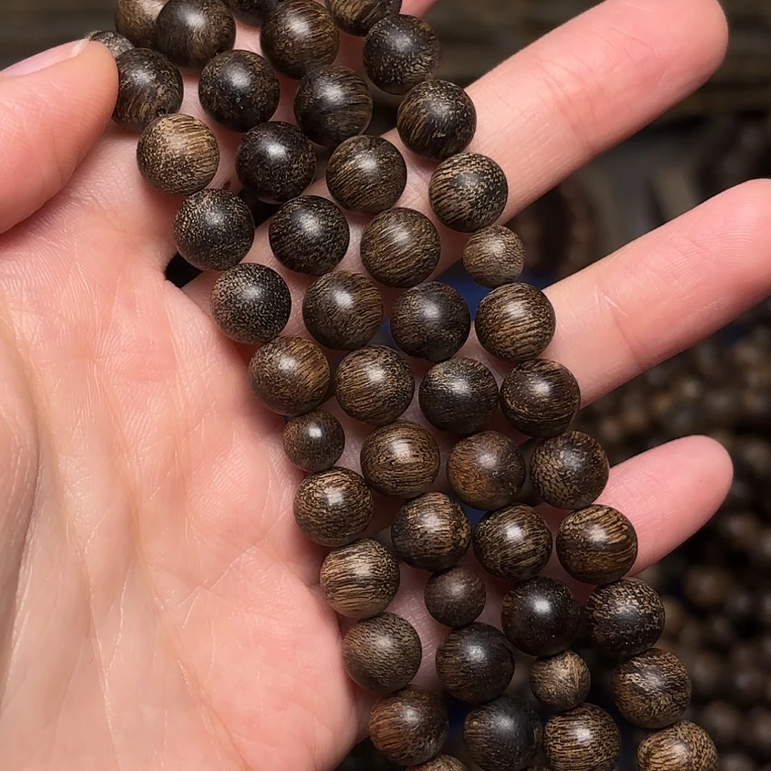 沉香手串越南芽庄白棋楠限量款0.8×108