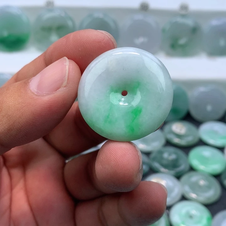 颈饰未镶嵌翡翠缅甸天然A货翡翠29.9-6.0