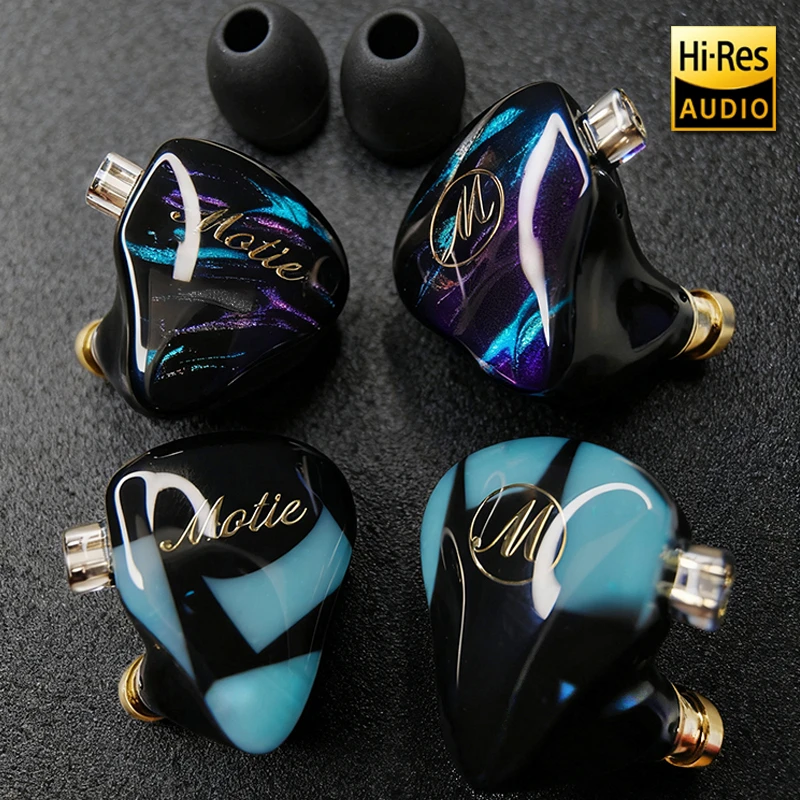 M300娄式圈铁三单元高解析HiFi树脂耳机听歌游戏监听人声重低音炮