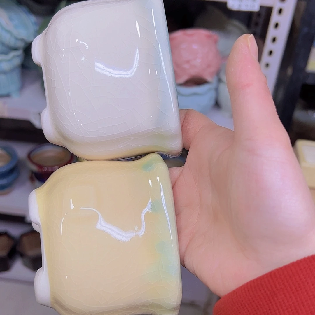 红陶陶瓷花盆当场满12包邮