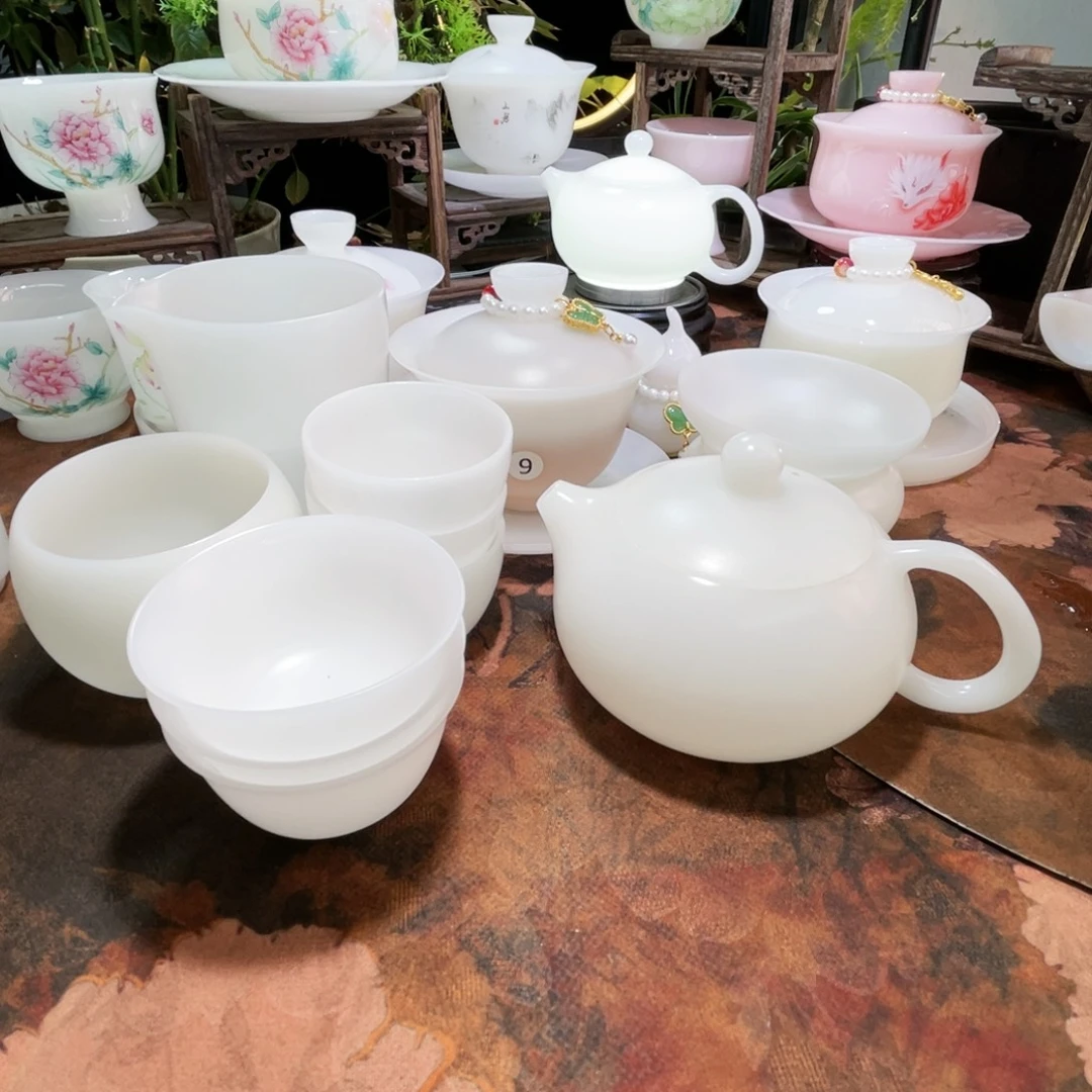 冰晶璞玉素烧11件套装不要公道杯