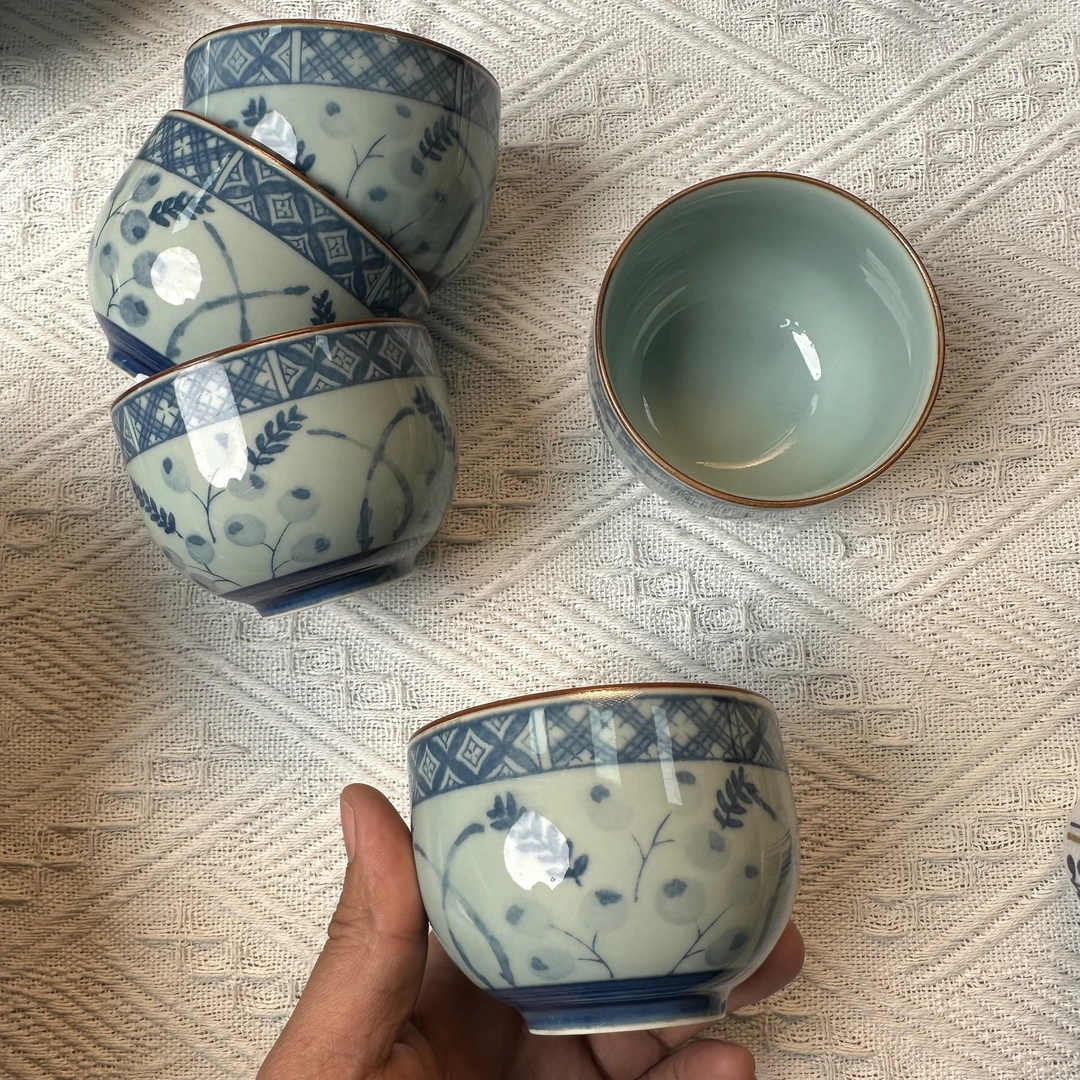 39号全孤品高端中古日瓷回流 香兰社 深川制 九谷 濑户烧