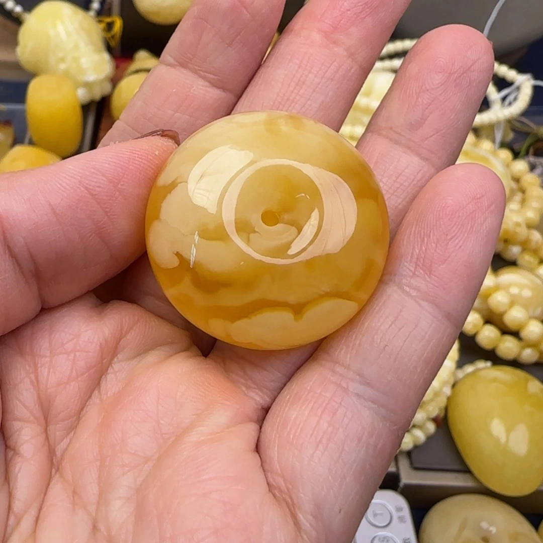 蜜蜡颈饰未镶嵌天然蜜蜡