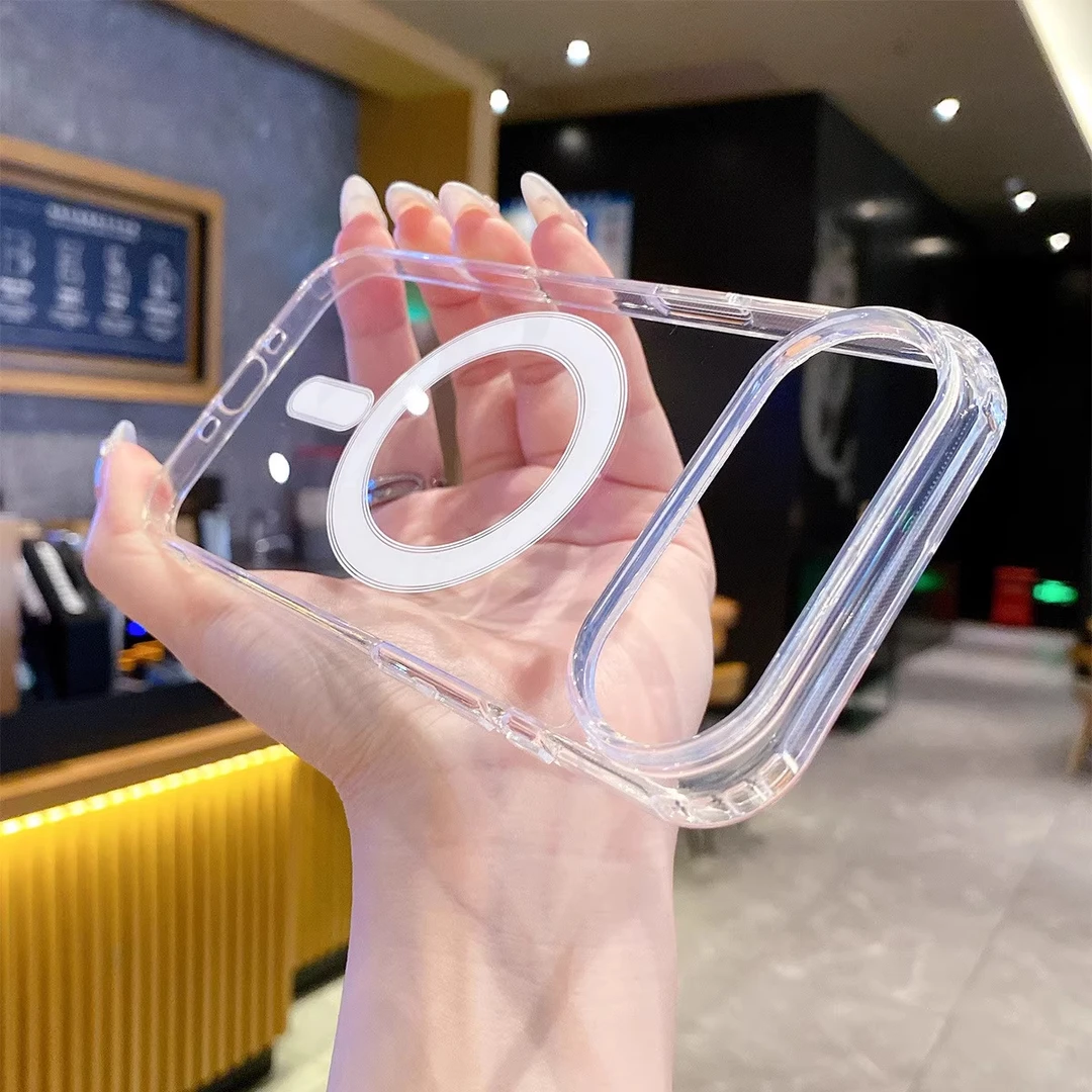 适用苹果17Air手机壳新款17promax透明Magsafe磁吸17简约超薄防摔