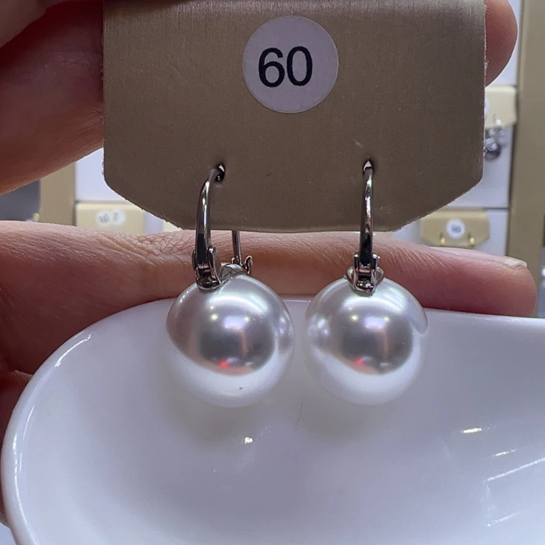 耳饰淡水珍珠银S925镶嵌