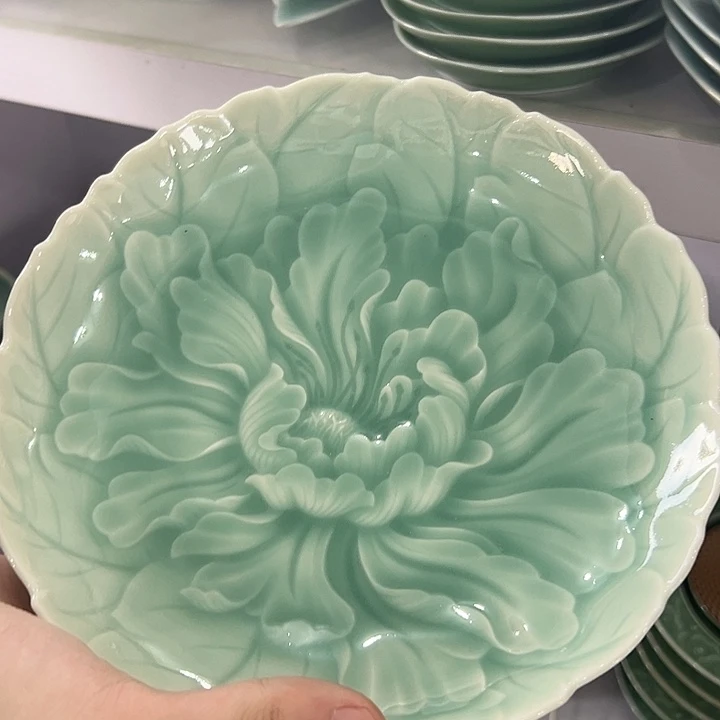 龙泉云间青瓷小米茶器