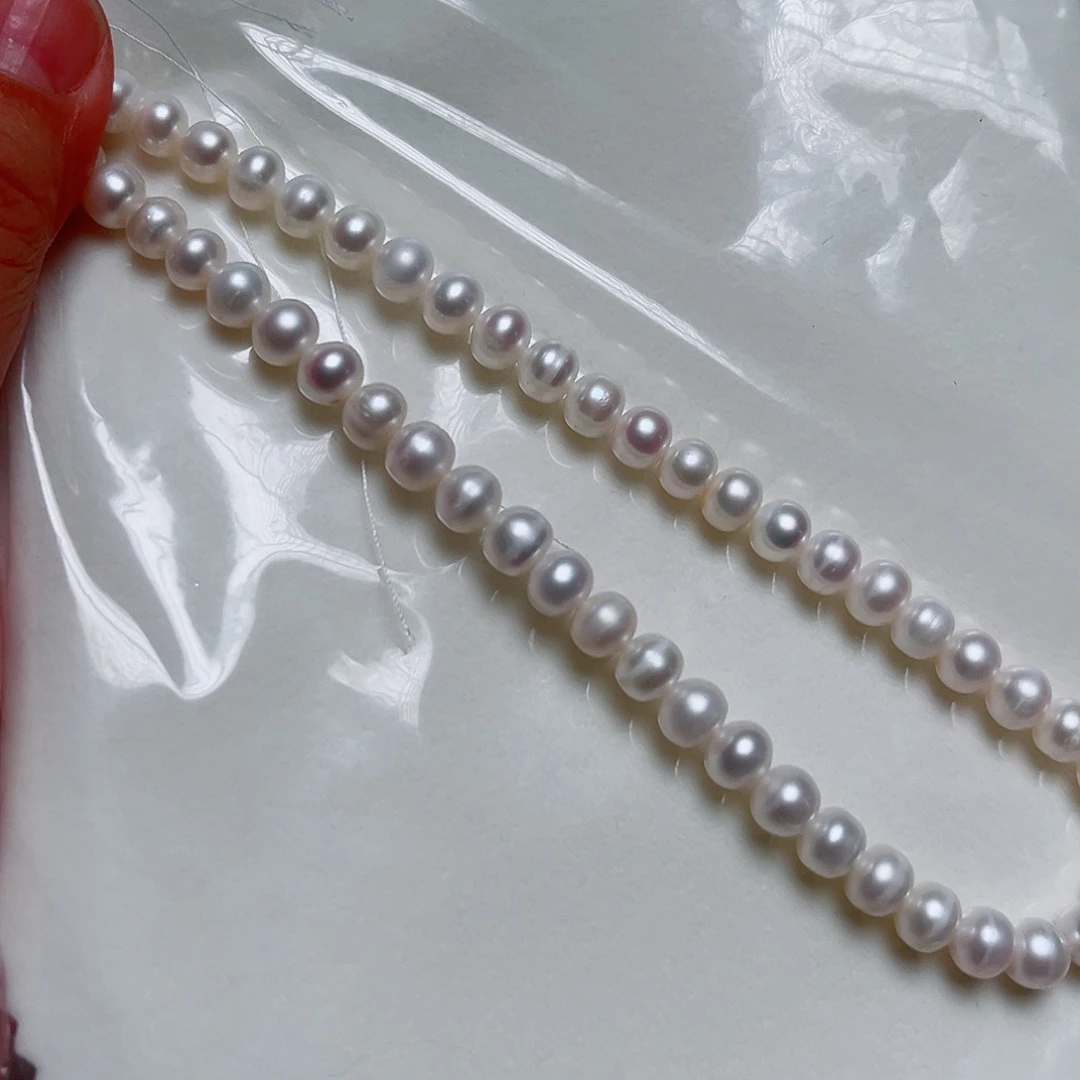 银S925镶嵌耳饰淡水珍珠