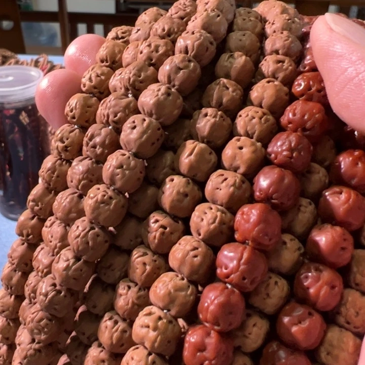 金刚菩提手串M**J尺寸9加铁籽佛手108