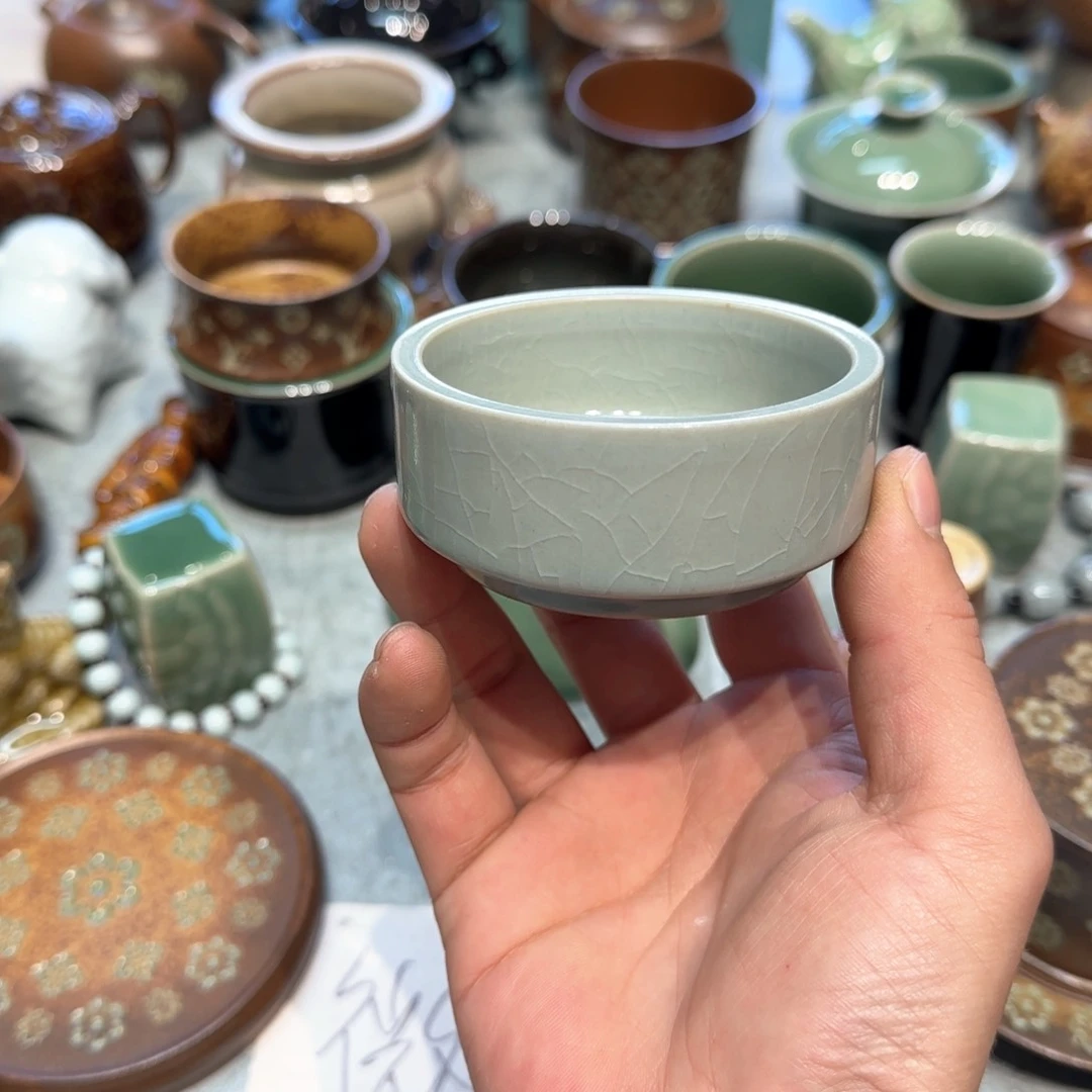 小金茶具青瓷茶器