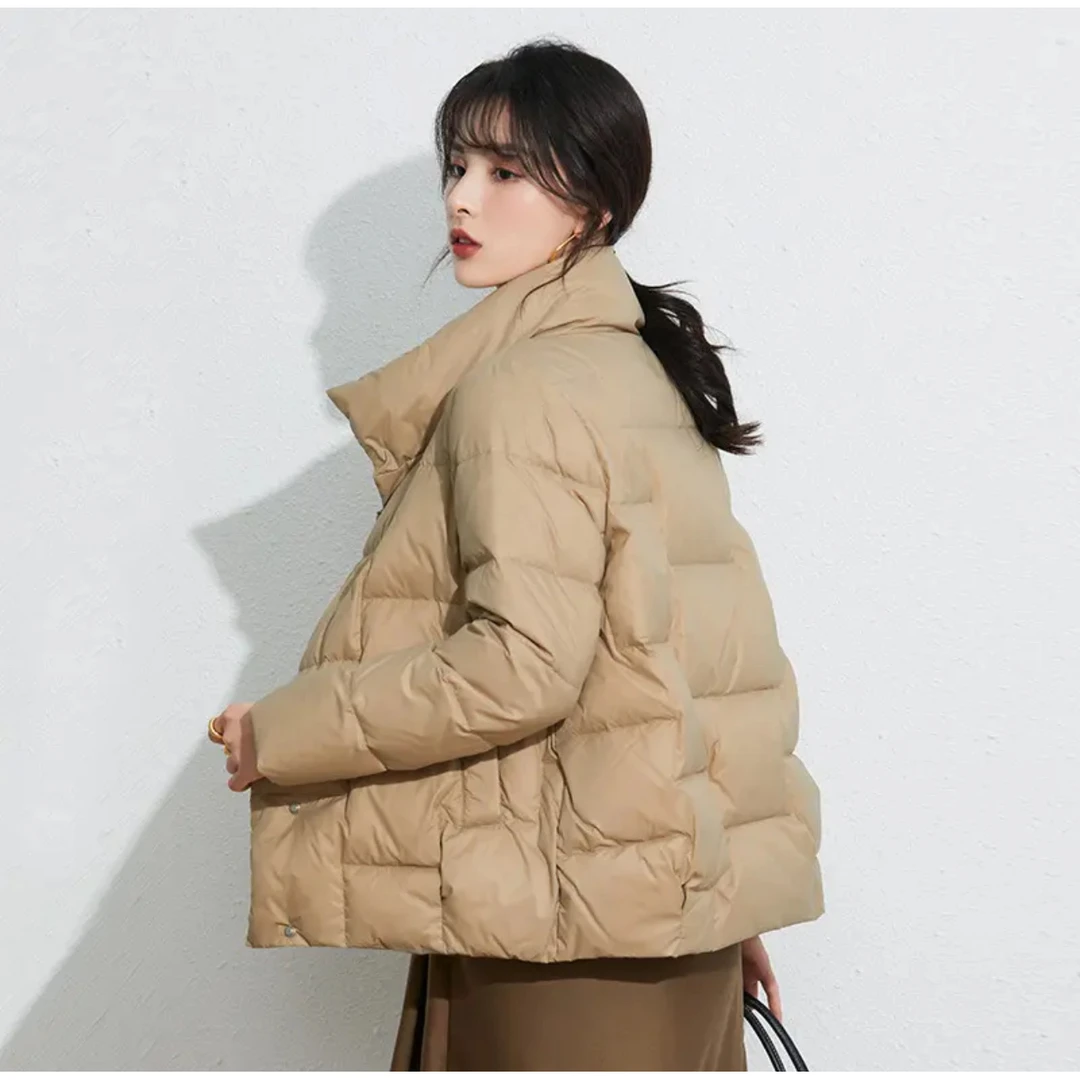 春装上新轻薄款白鸭绒羽绒服外套时尚简约-lt-3