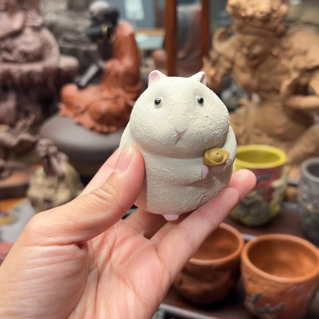 紫砂茶宠鼠来宝紫砂紫砂紫砂