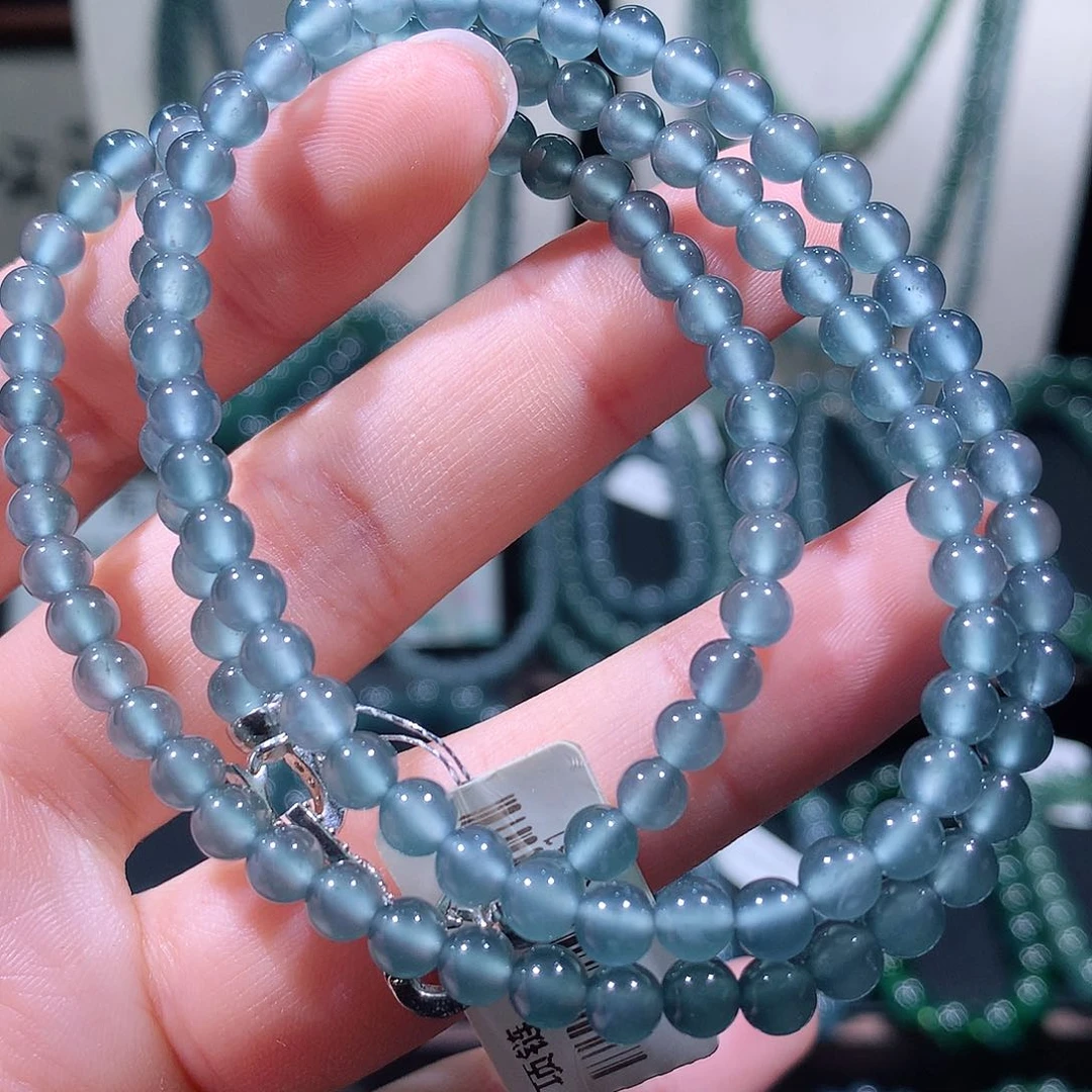 未镶嵌手链翡翠天然a货翡翠项链5