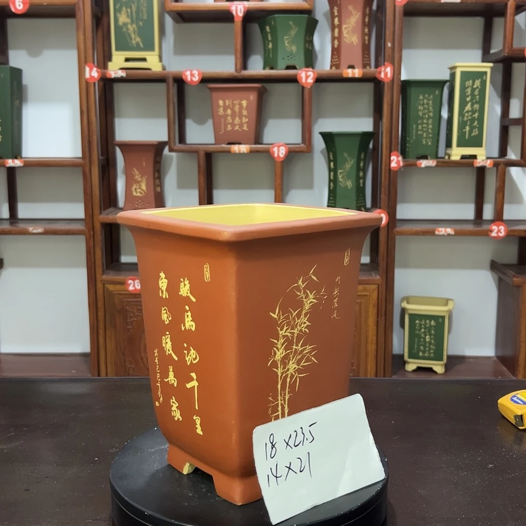 紫砂花盆紫砂花盆