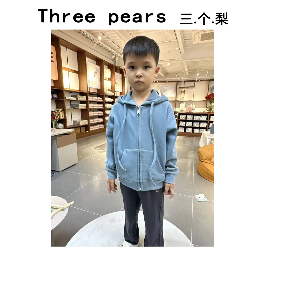 儿童德绒拉链毛衫9908