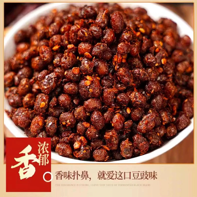 湖南特产麻辣豆豉香辣风味即食下饭菜