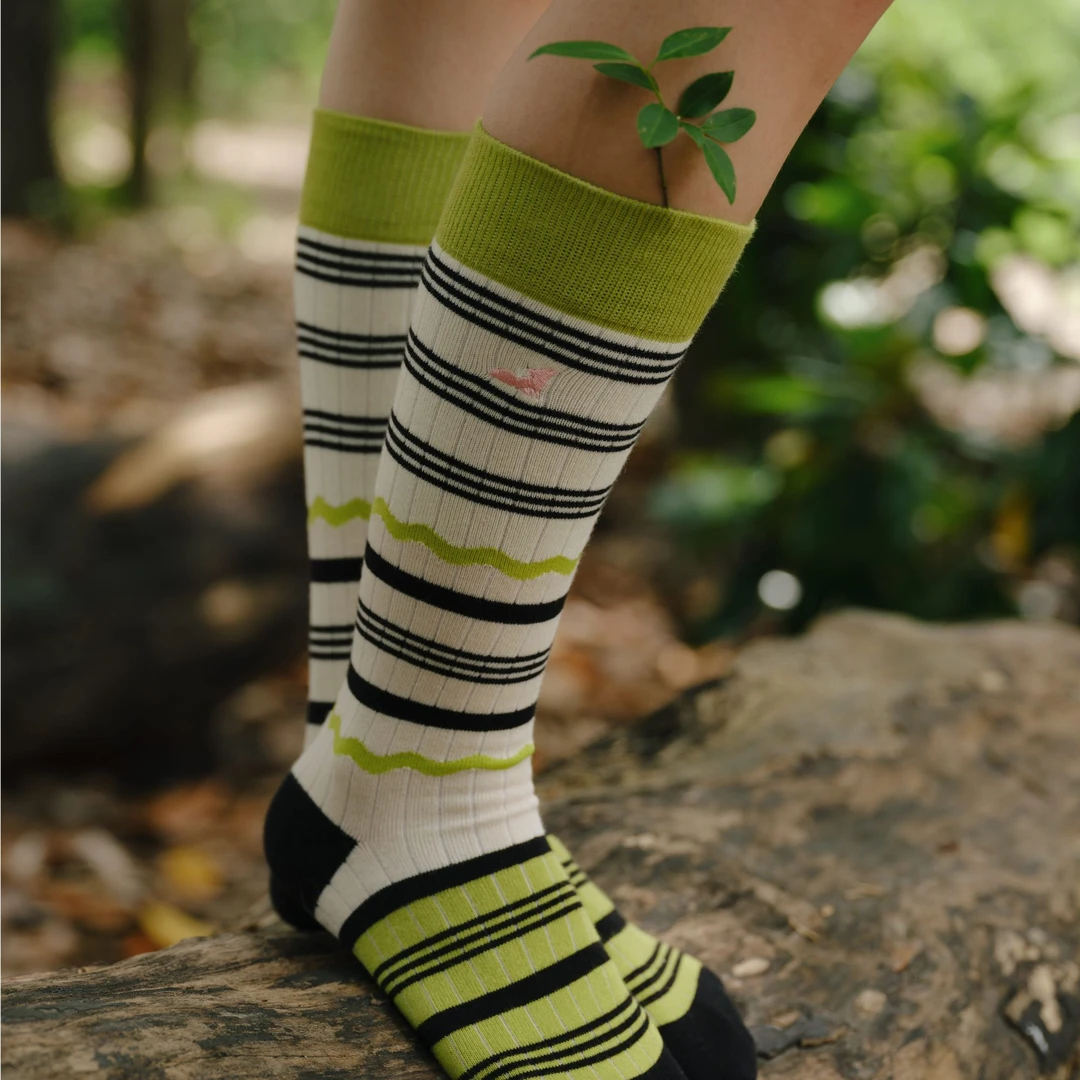 岳下 | 多彩小腿袜运动袜｜山有木兮