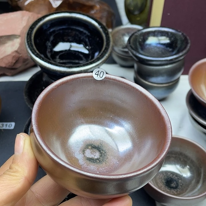 茶盏铁胎建盏柴烧将军