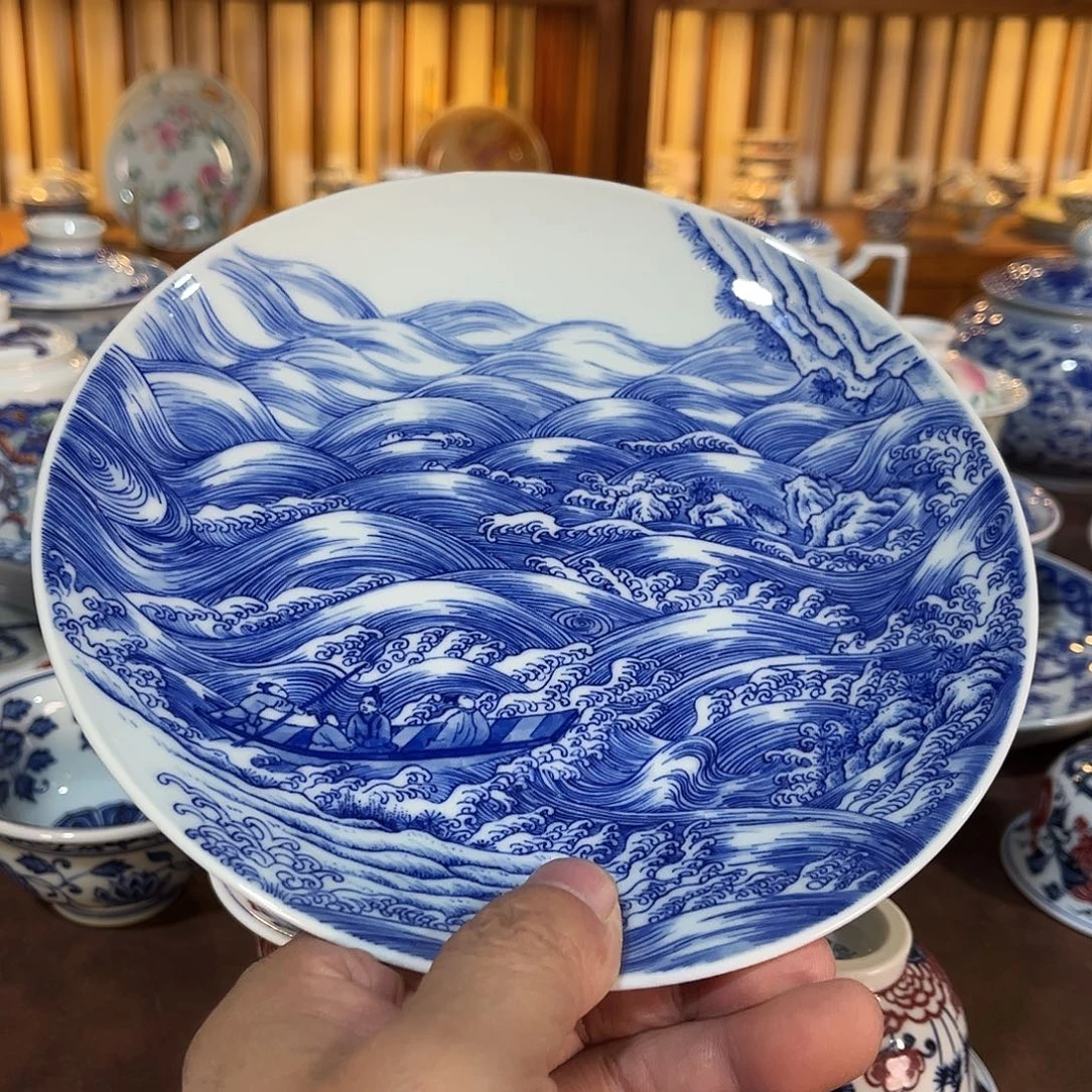 錡镇堂手工手绘壶承