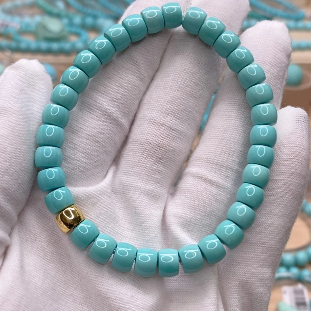 绿松石未镶嵌珠宝奇石7mm