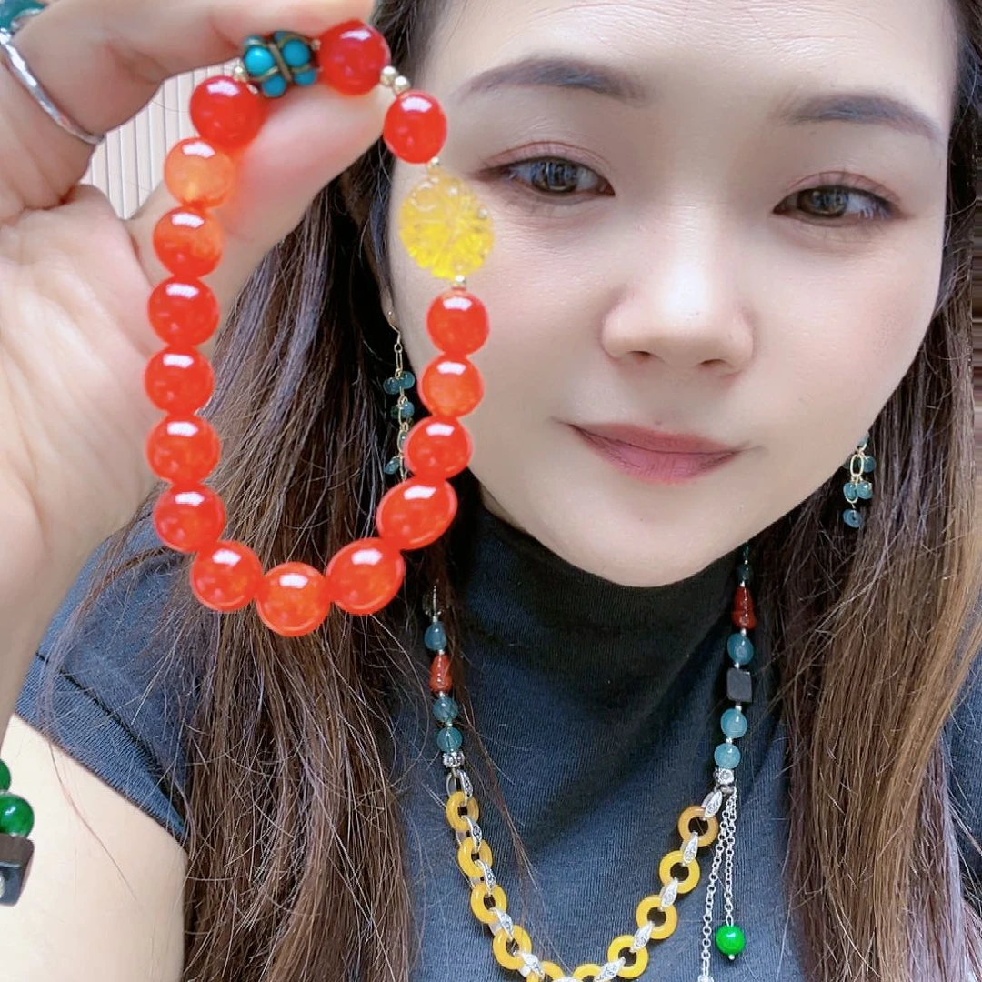【闪购商品】合金颈饰玛瑙/玉髓