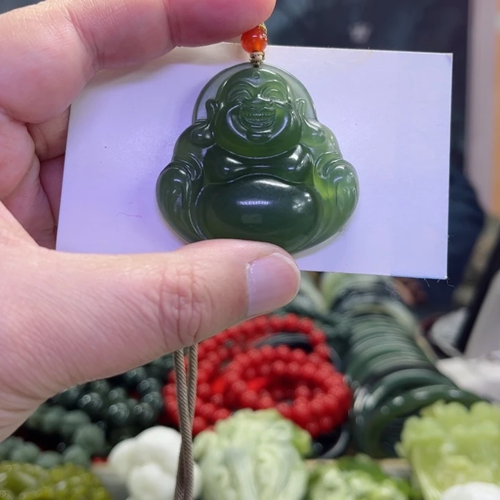 蛇纹石玉颈饰未镶嵌阔*