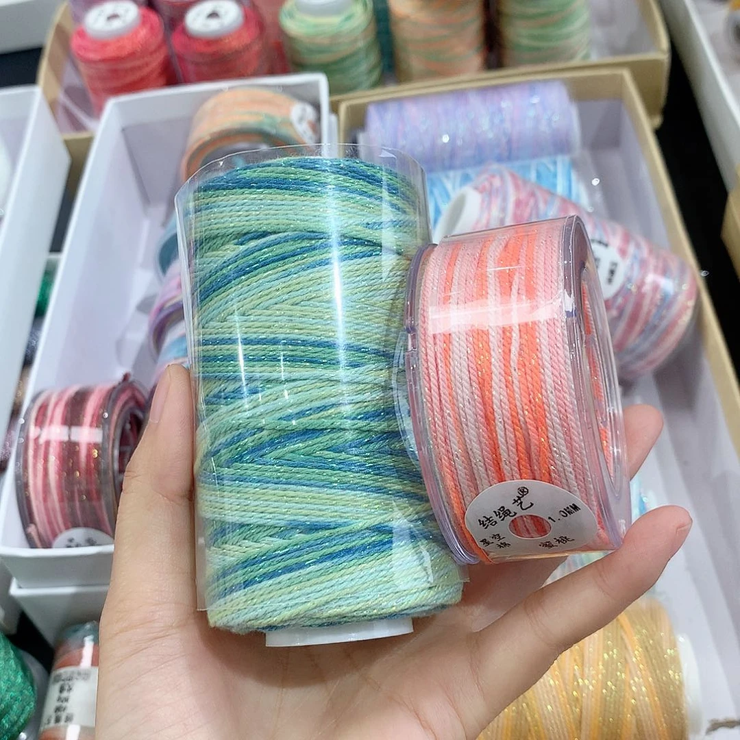 腈纶段染手搓棉薛宝钗100克、蜜桃30米