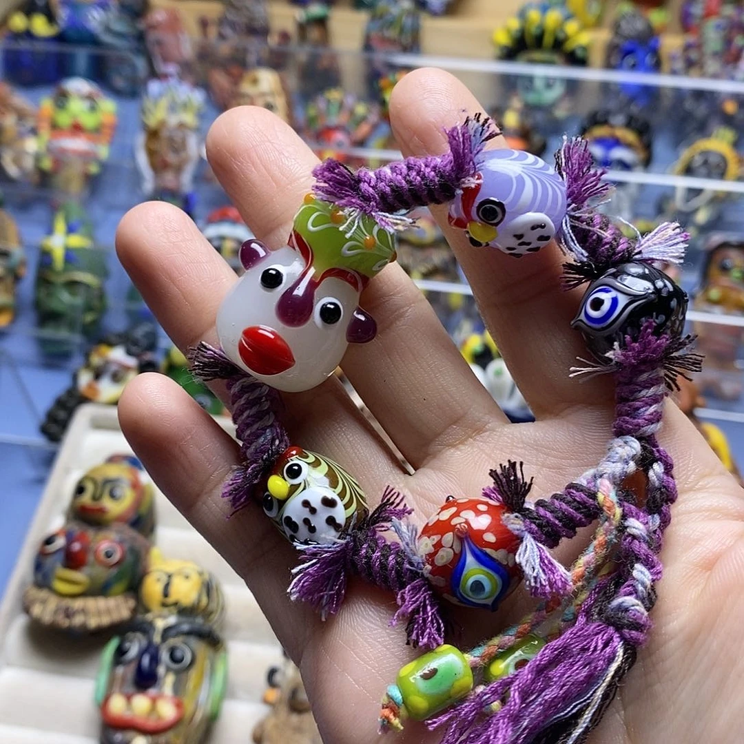 琉璃颈饰守护神手链